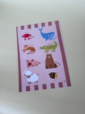 Lámina colores animales