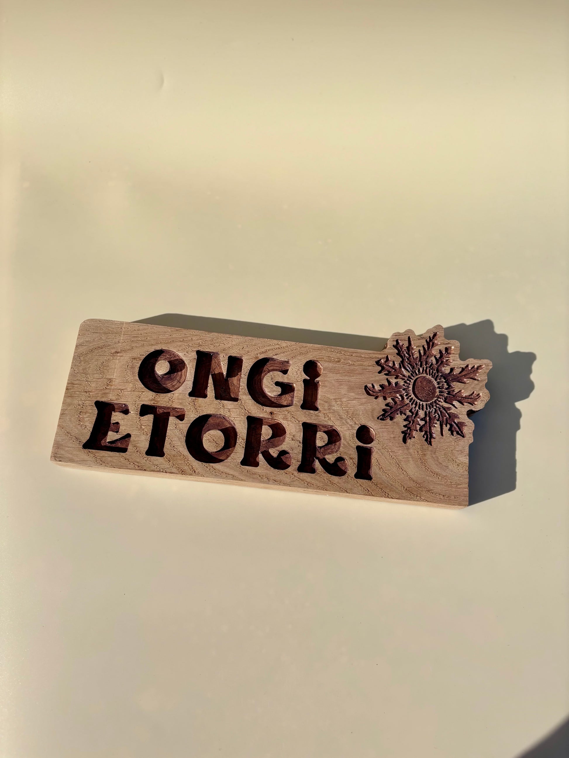 Ongi etorri forma rectangular