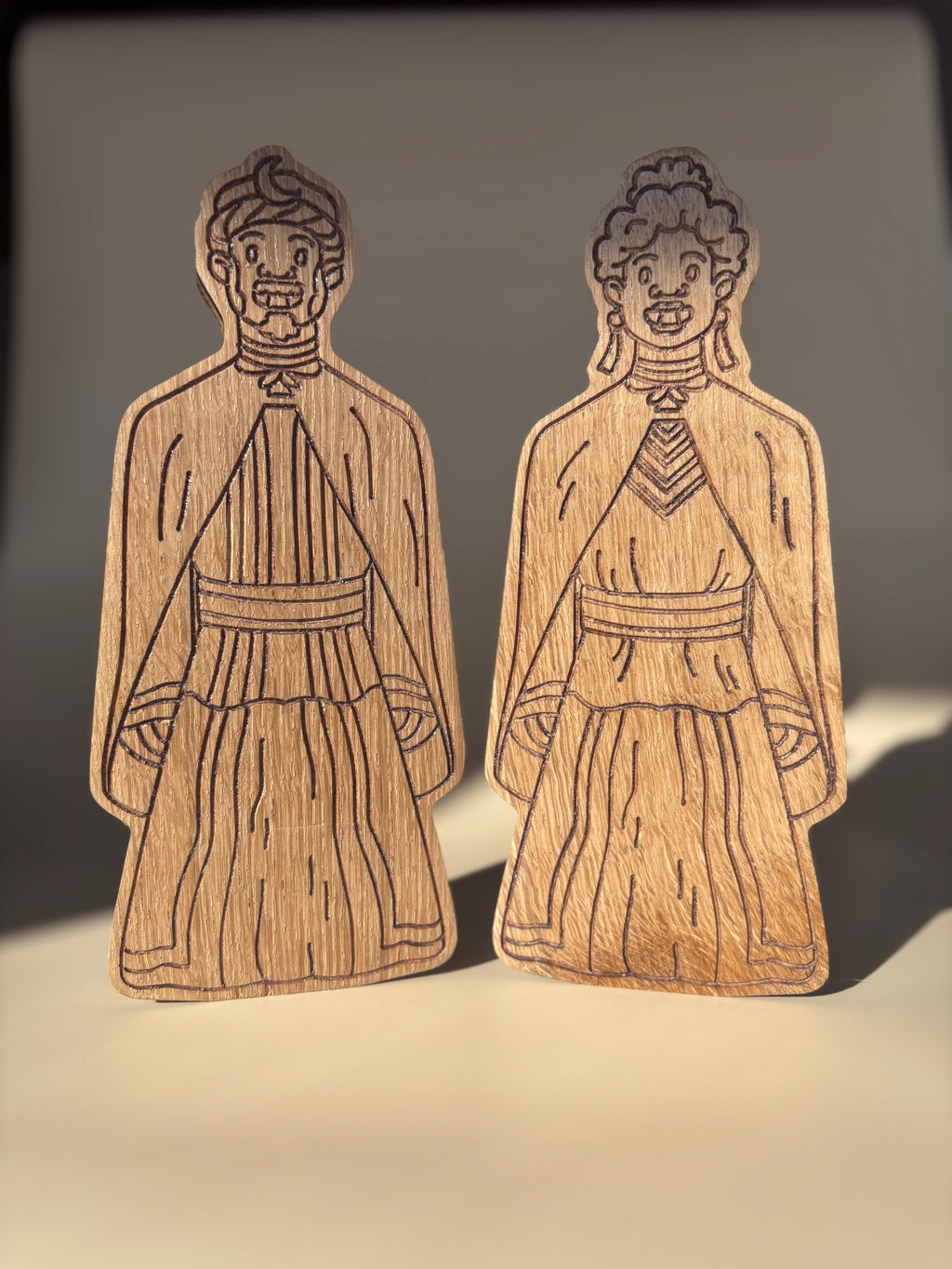Pareja gigantes Bongani y Zuna Tafalla