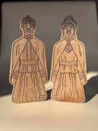Pareja gigantes Bongani y Zuna Tafalla