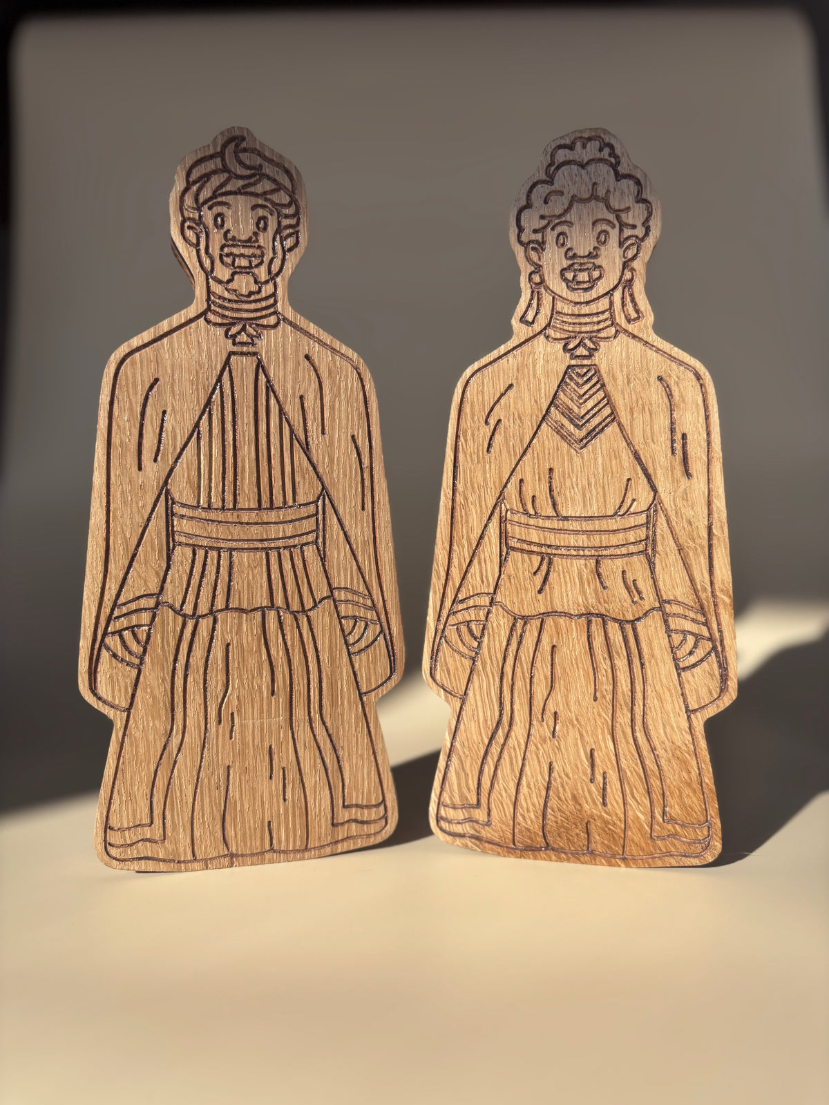 Pareja gigantes Bongani y Zuna Tafalla