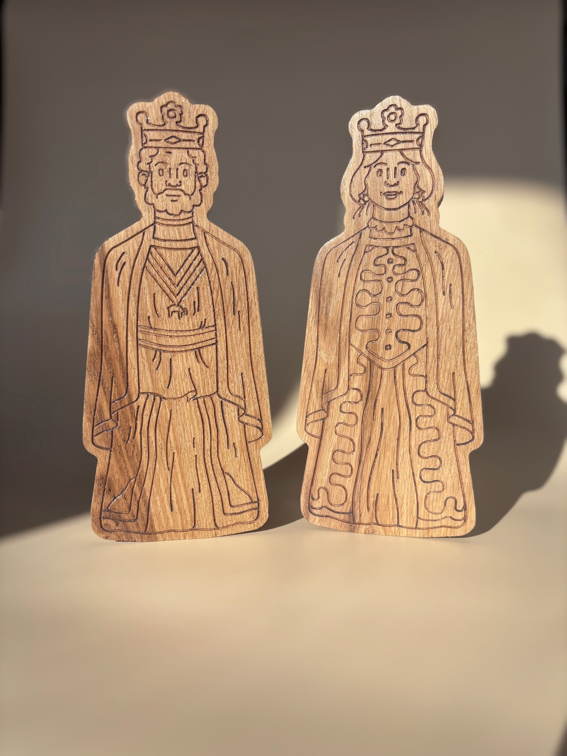 Pareja gigantes Sebastián y Asunción Tafalla