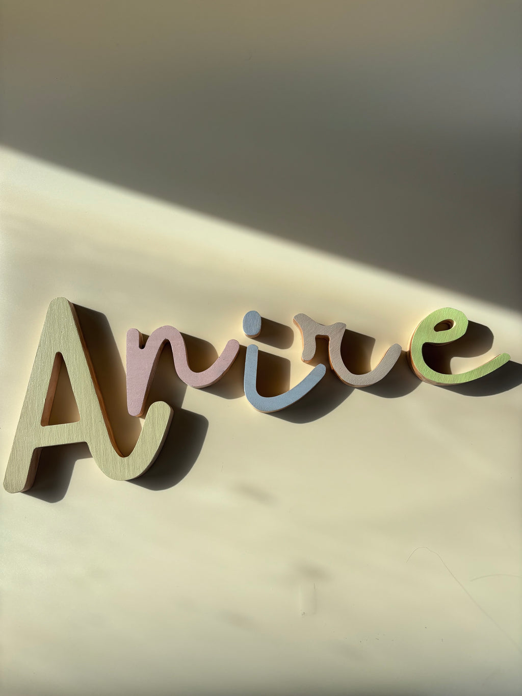 Letras de pared - Nombres