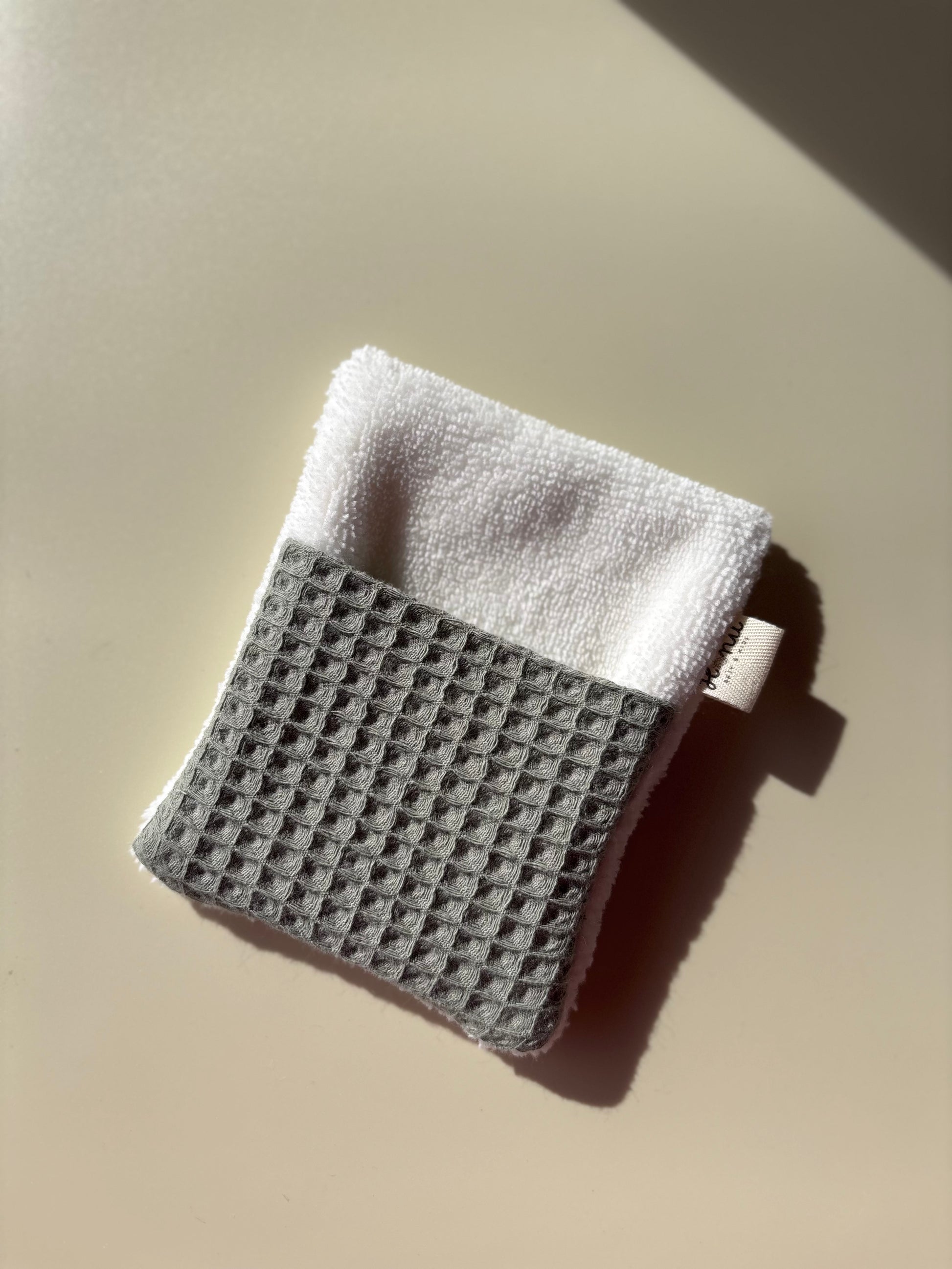 Manopla waffle verde